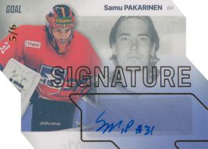 Pakarinen Samu 23-24 GOAL Cards Chance liga Signature Gold #S-61