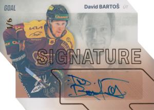 Bartoš David 23-24 GOAL Cards Chance liga Signature Gold #S-74