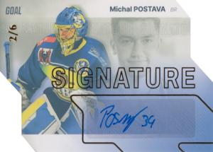 Postava Michal 23-24 GOAL Cards Chance liga Signature Gold #S-77