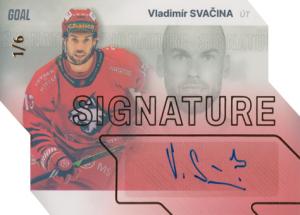 Svačina Vladimír 23-24 GOAL Cards Chance liga Signature Gold #S-82