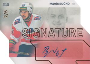 Bučko Martin 23-24 GOAL Cards Chance liga Signature Gold #S-95