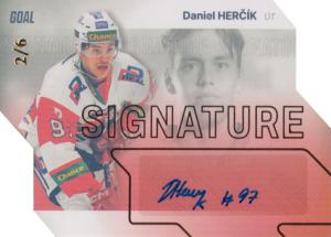 Herčík Daniel 23-24 GOAL Cards Chance liga Signature Gold #S-96