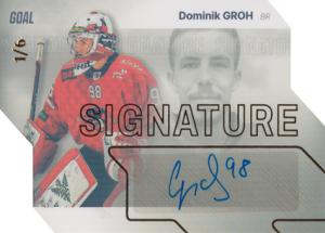 Groh Dominik 23-24 GOAL Cards Chance liga Signature Gold #S-98