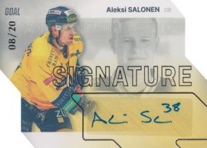 Salonen Aleksi 23-24 GOAL Cards Chance liga Signature Silver #S-3