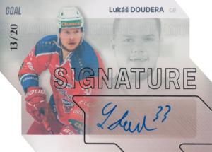 Doudera Lukáš 23-24 GOAL Cards Chance liga Signature Silver #S-18