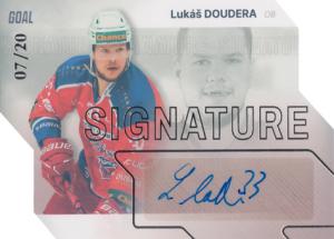 Doudera Lukáš 23-24 GOAL Cards Chance liga Signature Silver #S-18