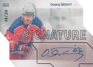 Šedivý Ondrej 23-24 GOAL Cards Chance liga Signature Silver #S-19