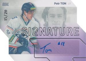 Ton Petr 23-24 GOAL Cards Chance liga Signature Silver #S-21