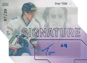 Ton Petr 23-24 GOAL Cards Chance liga Signature Silver #S-21