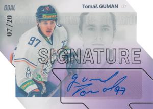 Guman Tomáš 23-24 GOAL Cards Chance liga Signature Silver #S-22