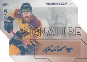 Bilčík Vlastimil 23-24 GOAL Cards Chance liga Signature Silver #S-25