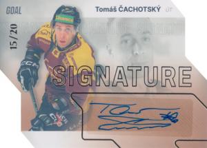 Čachotský Tomáš 23-24 GOAL Cards Chance liga Signature Silver #S-27