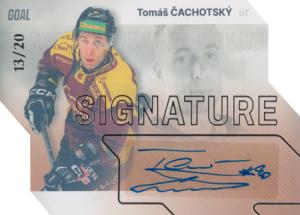 Čachotský Tomáš 23-24 GOAL Cards Chance liga Signature Silver #S-27