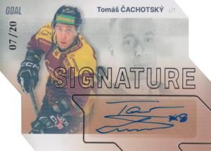 Čachotský Tomáš 23-24 GOAL Cards Chance liga Signature Silver #S-27