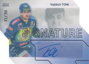 Tomi Vojtěch 23-24 GOAL Cards Chance liga Signature Silver #S-30