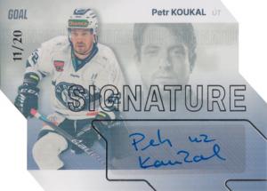 Koukal Petr 23-24 GOAL Cards Chance liga Signature Silver #S-38