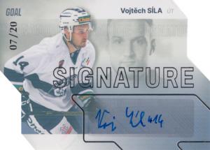 Síla Vojtěch 23-24 GOAL Cards Chance liga Signature Silver #S-39