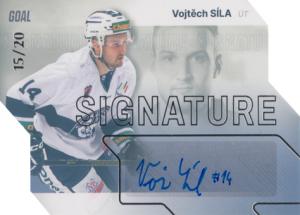 Síla Vojtěch 23-24 GOAL Cards Chance liga Signature Silver #S-39