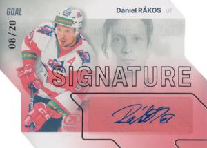 Rákos Daniel 23-24 GOAL Cards Chance liga Signature Silver #S-45