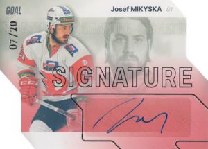 Mikyska Josef 23-24 GOAL Cards Chance liga Signature Silver #S-46