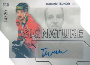 Tejnor Dominik 23-24 GOAL Cards Chance liga Signature Silver #S-47