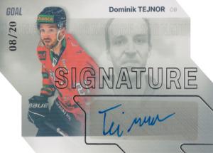 Tejnor Dominik 23-24 GOAL Cards Chance liga Signature Silver #S-47