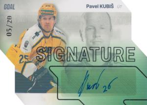 Kubiš Pavel 23-24 GOAL Cards Chance liga Signature Silver #S-57