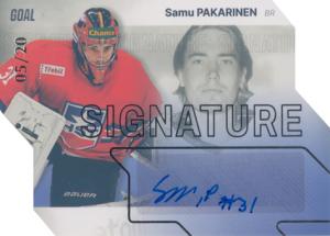 Pakarinen Samu 23-24 GOAL Cards Chance liga Signature Silver #S-61