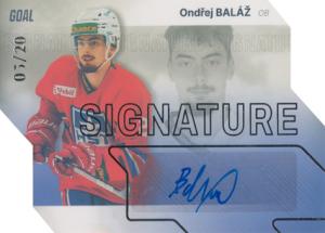 Baláž Ondřej 23-24 GOAL Cards Chance liga Signature Silver #S-62