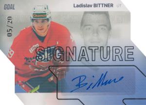 Bittner Ladislav 23-24 GOAL Cards Chance liga Signature Silver #S-63