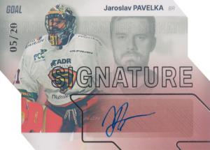 Pavelka Jaroslav 23-24 GOAL Cards Chance liga Signature Silver #S-64