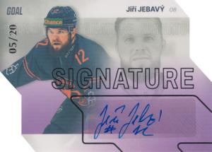 Jebavý Jiří 23-24 GOAL Cards Chance liga Signature Silver #S-71