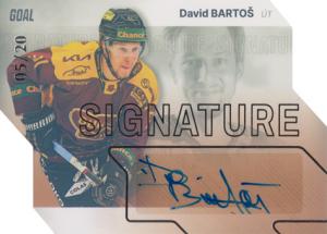 Bartoš David 23-24 GOAL Cards Chance liga Signature Silver #S-74