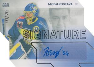 Postava Michal 23-24 GOAL Cards Chance liga Signature Silver #S-77