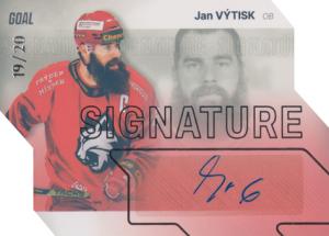 Výtisk Jan 23-24 GOAL Cards Chance liga Signature Silver #S-80