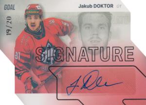 Doktor Jakub 23-24 GOAL Cards Chance liga Signature Silver #S-81