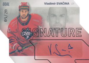 Svačina Vladimír 23-24 GOAL Cards Chance liga Signature Silver #S-82