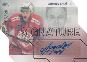 Brož Jaroslav 23-24 GOAL Cards Chance liga Signature Silver #S-86