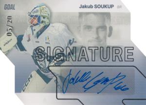 Soukup Jakub 23-24 GOAL Cards Chance liga Signature Silver #S-88