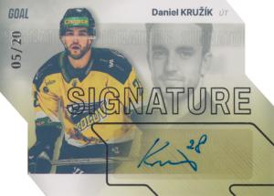 Kružík Daniel 23-24 GOAL Cards Chance liga Signature Silver #S-92