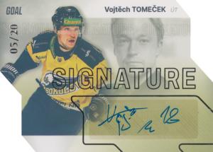 Tomeček Vojtěch 23-24 GOAL Cards Chance liga Signature Silver #S-93