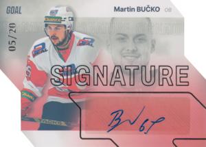 Bučko Martin 23-24 GOAL Cards Chance liga Signature Silver #S-95