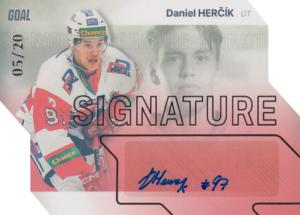 Herčík Daniel 23-24 GOAL Cards Chance liga Signature Silver #S-96