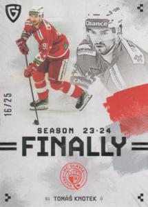 Knotek Tomáš 23-24 GOAL Cards Finally Silver #F-SL2