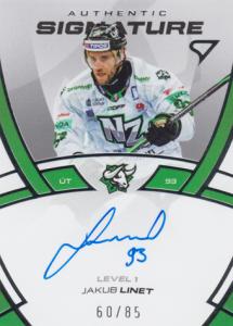 Linet Jakub 24-25 Tipos Extraliga Authentic Signature Level 1 #SL1-JL