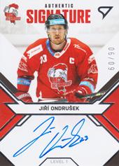 Ondrušek Jiří 21-22 Tipsport Extraliga Signed Stars Level 1 #SL1-JO