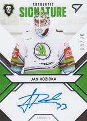 Růžička Jan 21-22 Tipsport Extraliga Signed Stars Level 1 #SL1-JR