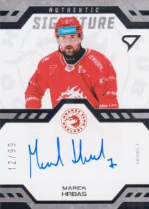 Hrbas Marek 24-25 Tipsport Extraliga Authentic Signature Level 1 #SL1-MH