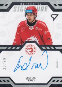 Teplý Michal 24-25 Tipsport Extraliga Authentic Signature Level 1 #SL1-MT