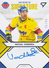 Vondrka Michal 21-22 Tipsport Extraliga Signed Stars Level 1 #SL1-MV